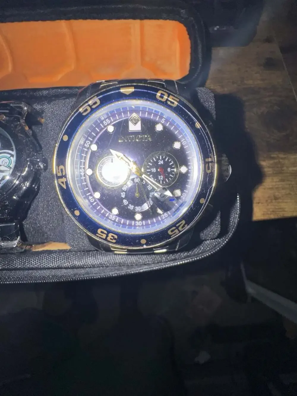 Invicta chronograph original ship