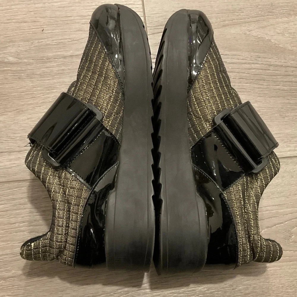 FREE PEOPLE Platform Metallic Patent Shoes EU 36 Size 6