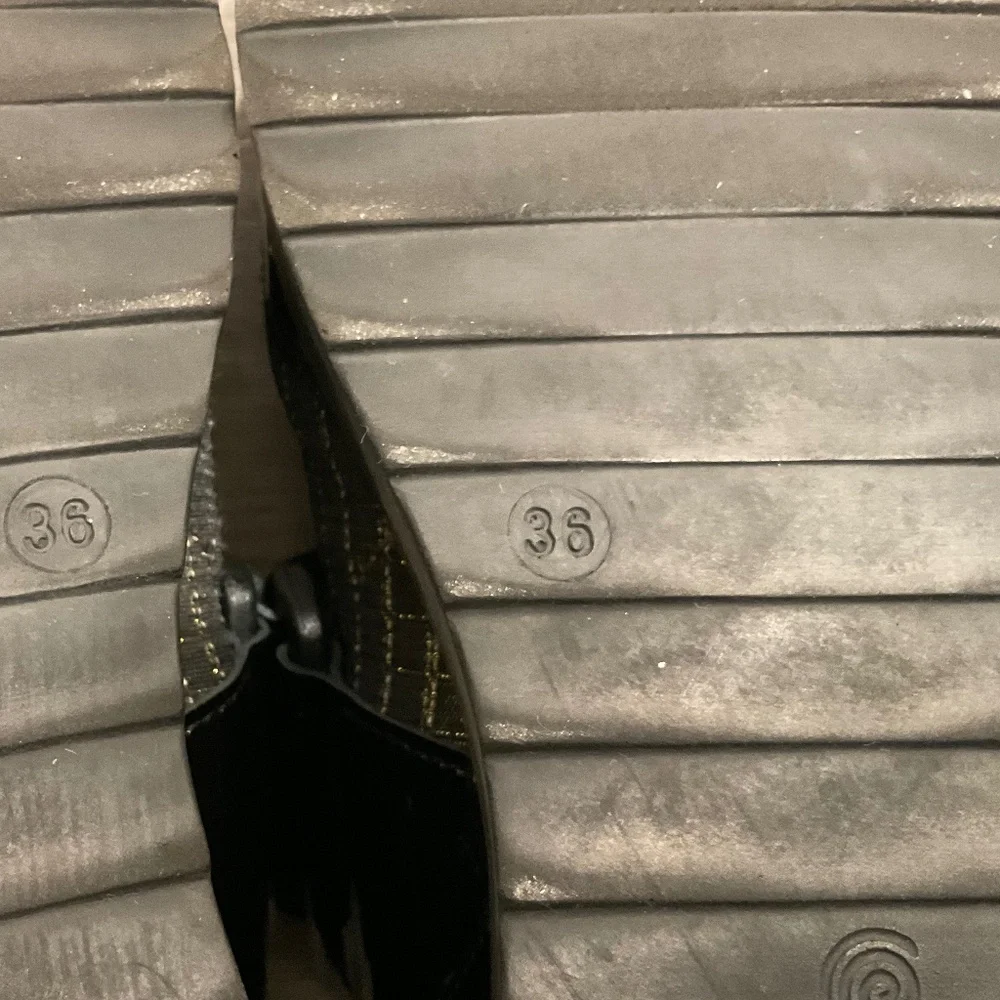 FREE PEOPLE Platform Metallic Patent Shoes EU 36 Size 6