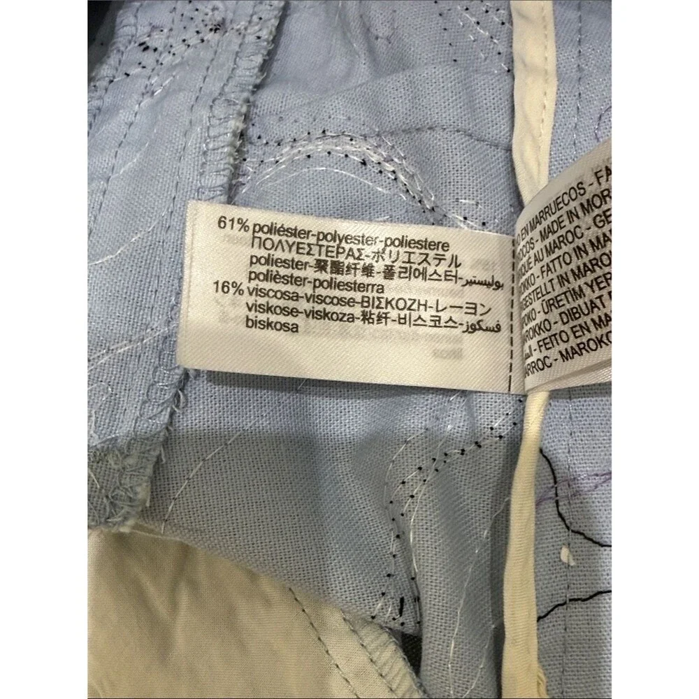 Zara pants contrasting