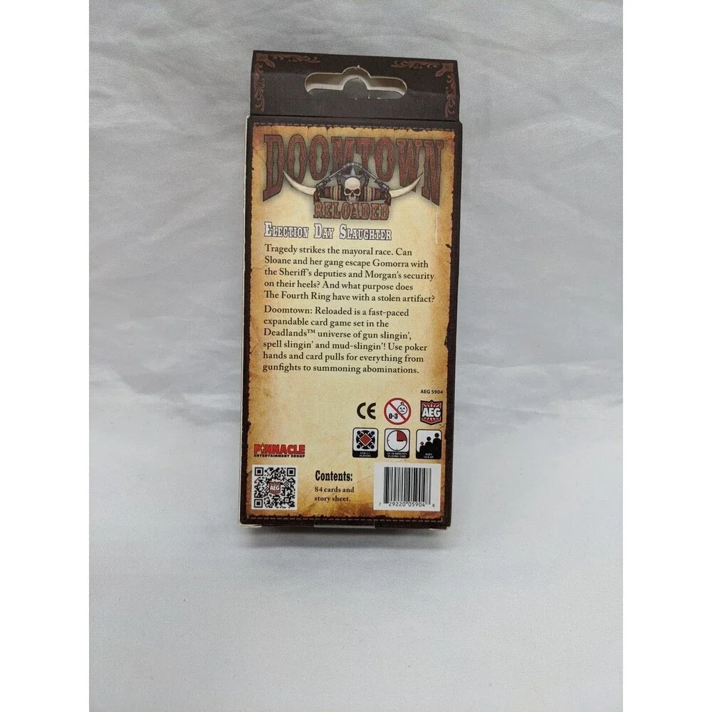 Lot Of (3) Doomtown Saddlebag Expansions Frontier Justice Double Dealin Election