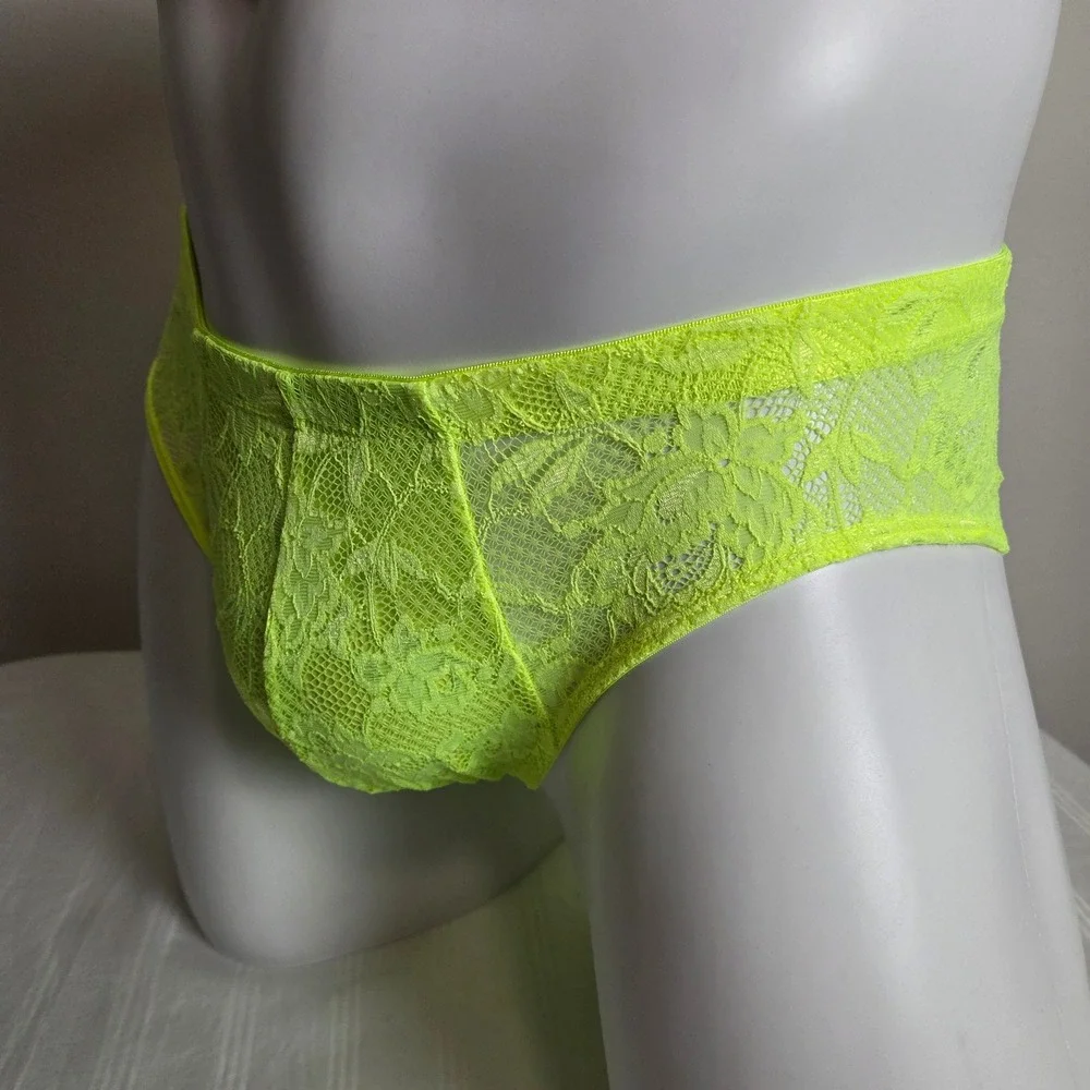 Cosabella Men's Luxury Italian Comfort Lace Micro Brief Designer Underwear