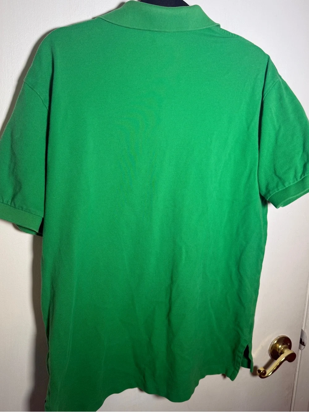 Polo Ralph Lauren Men's Kelly Green Polo with Purple Pony Mens Large