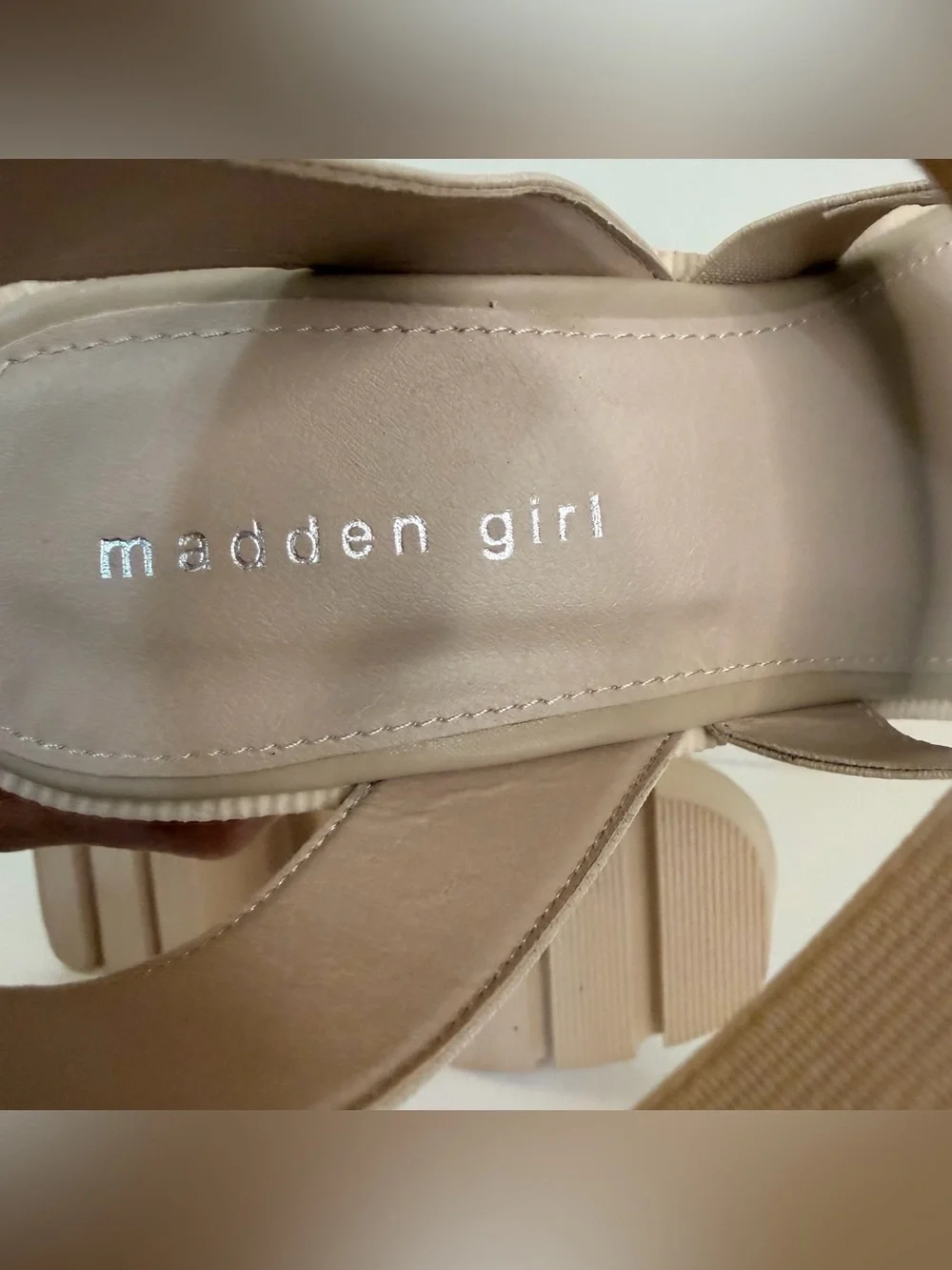 Madden Girl chunky platform