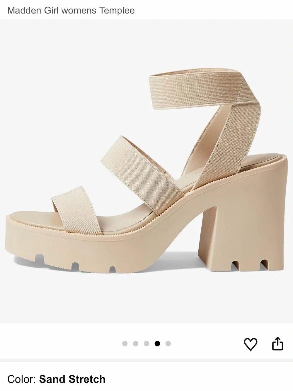Madden Girl chunky platform