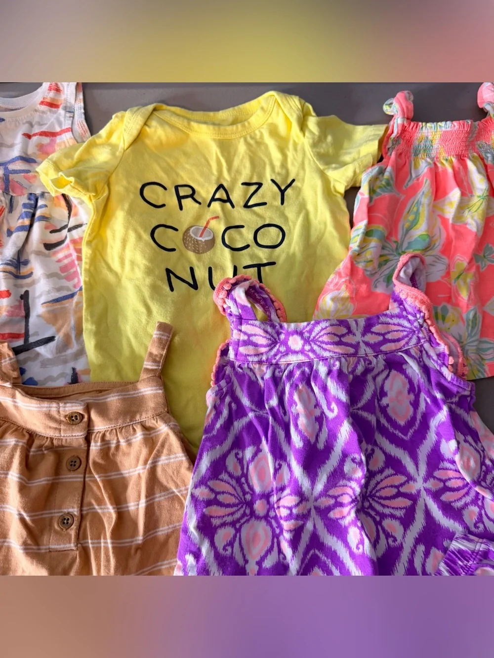 Girl Summer Lot Bundle Carters Gap Old Navy