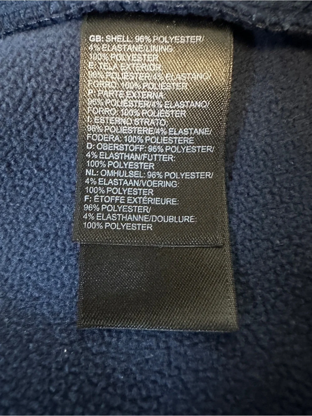 The North Face Men’s Two-Tone Navy and Light Blue Softshell Jacket