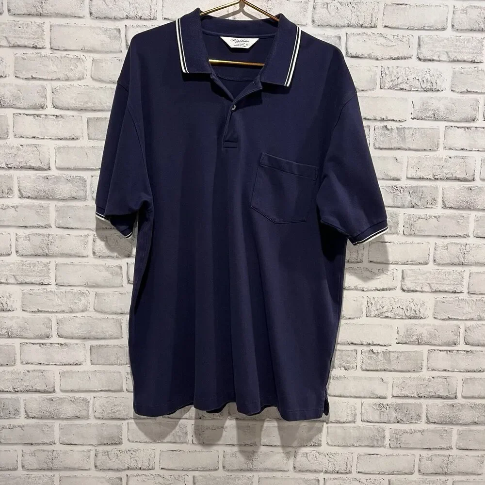 Lot of 4 Polo Ralph Lauren & Brooks Bros Short Sleeve Polo Shirts XL
