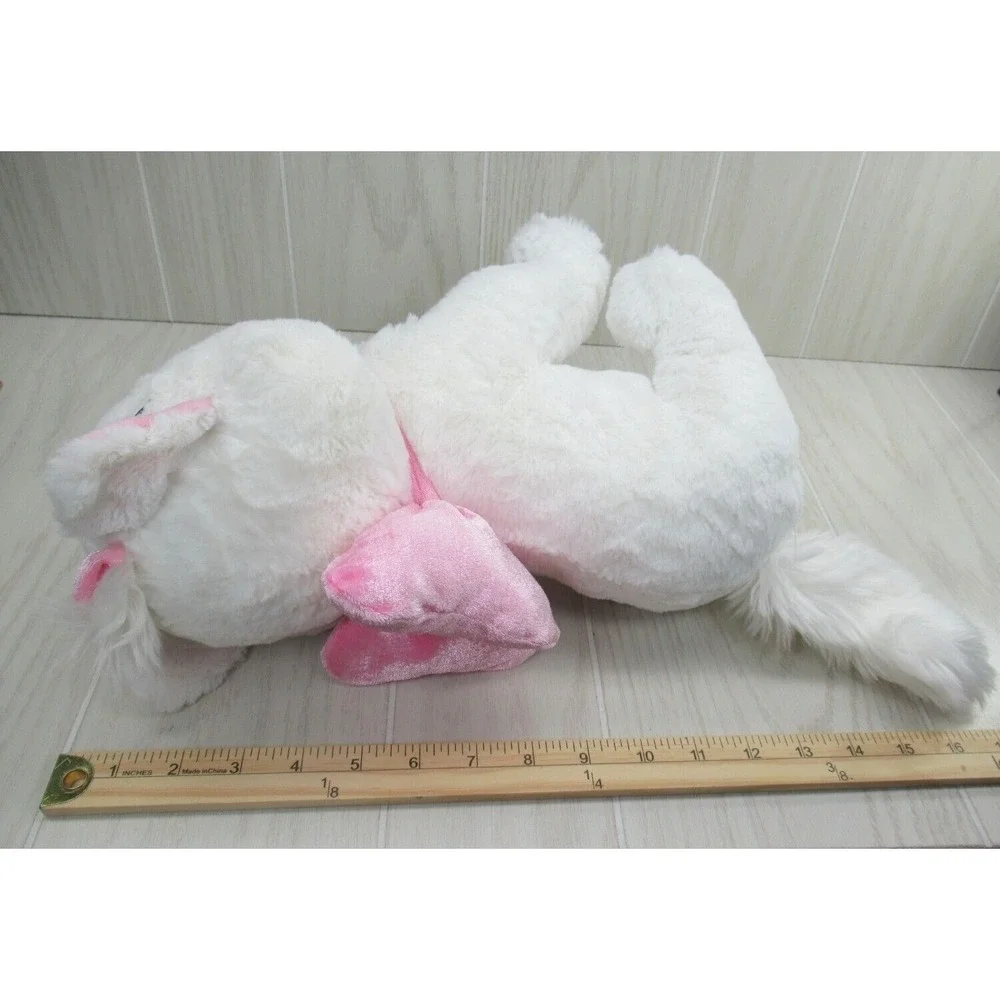 Disney‎ Store The Aristocats Marie White Cat Plush Pink Bow 12-13