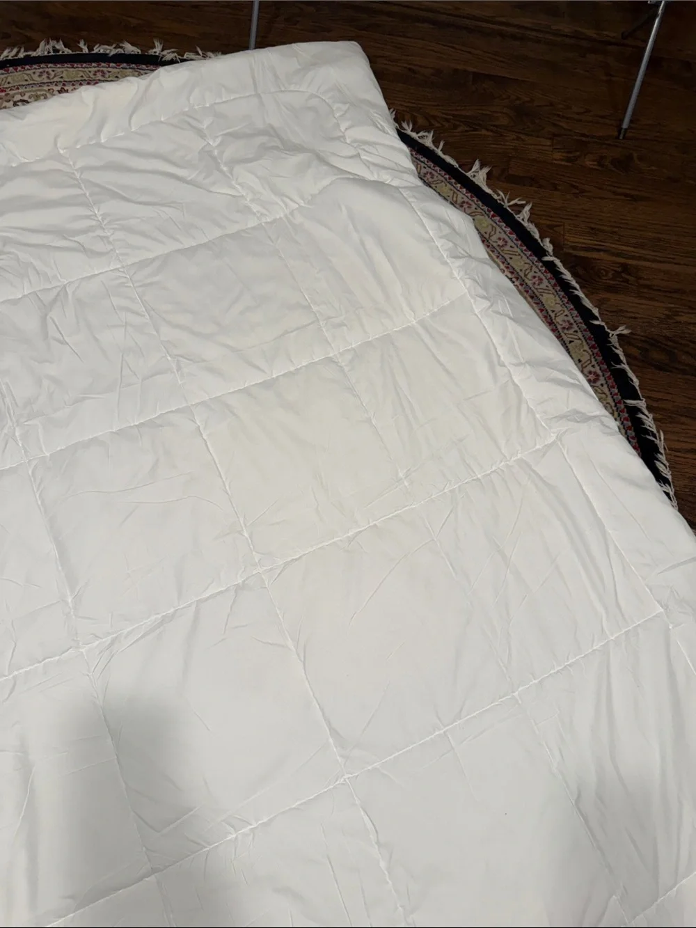 Plush White Comforter - Lightweight All-Season Comfort. Duvet insert