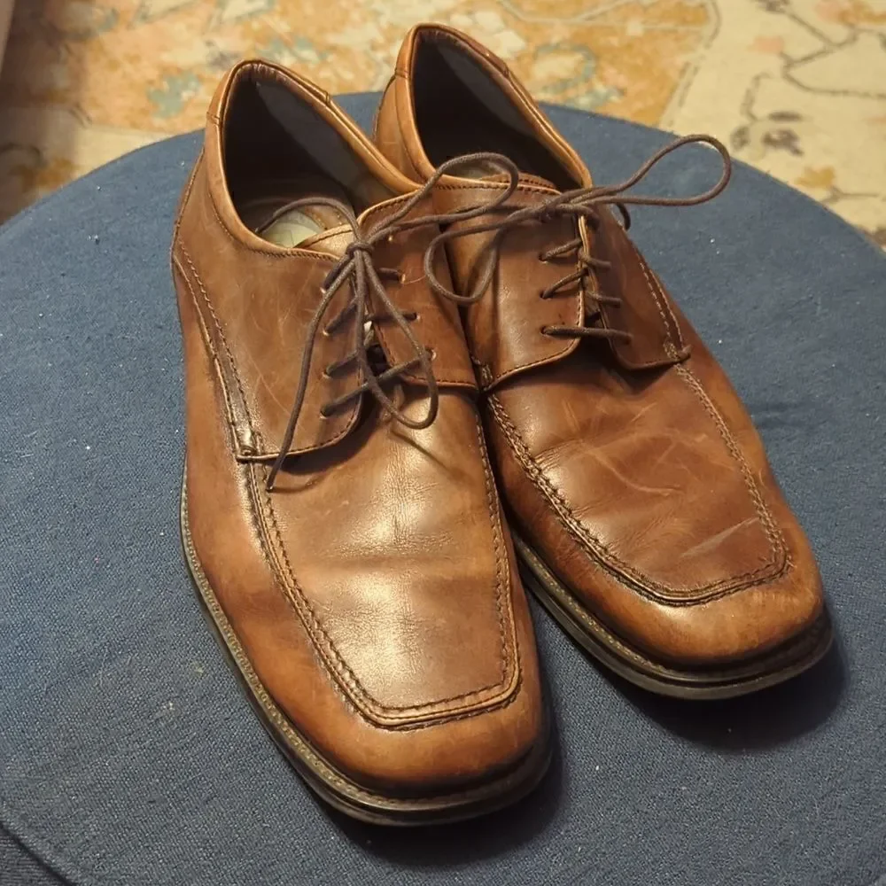 Joseph‎ Abboud Men's Brown Leather Shoes Size 13 Gel Heel