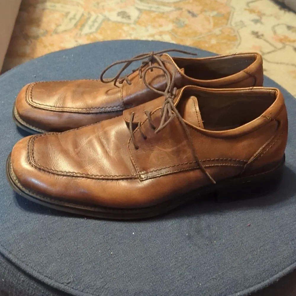 Joseph‎ Abboud Men's Brown Leather Shoes Size 13 Gel Heel