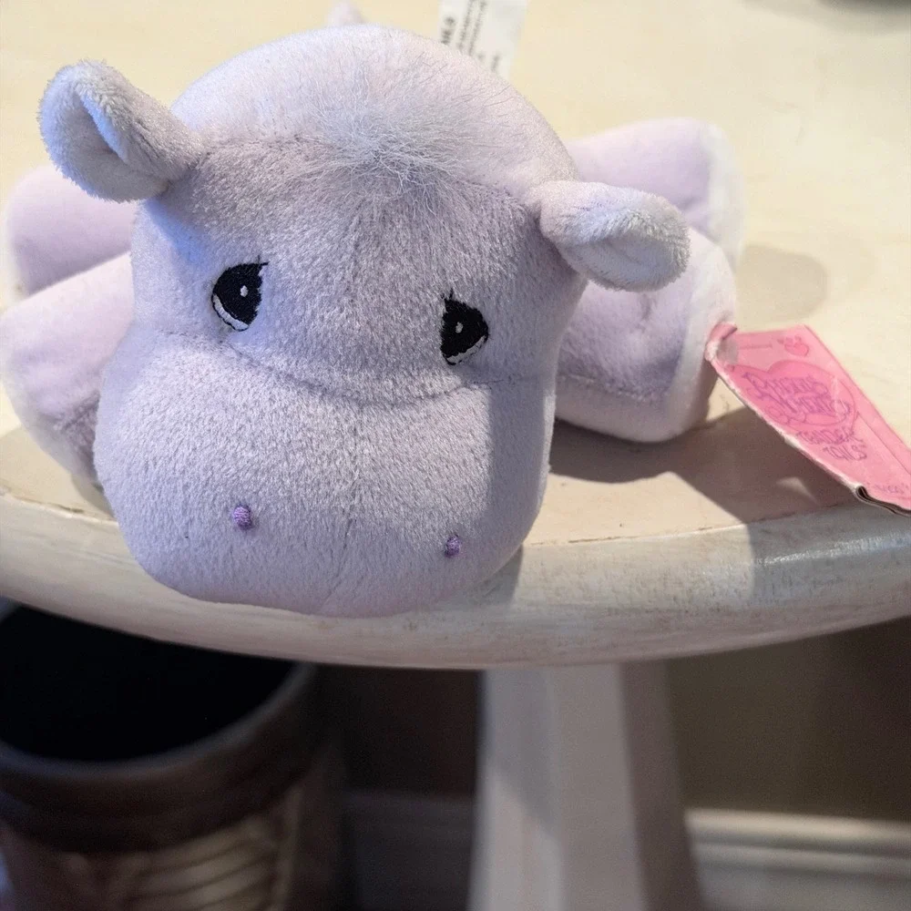 Precious Moments Tender Tails Purple Hippo Plush‎ Toy 1998 Enesco