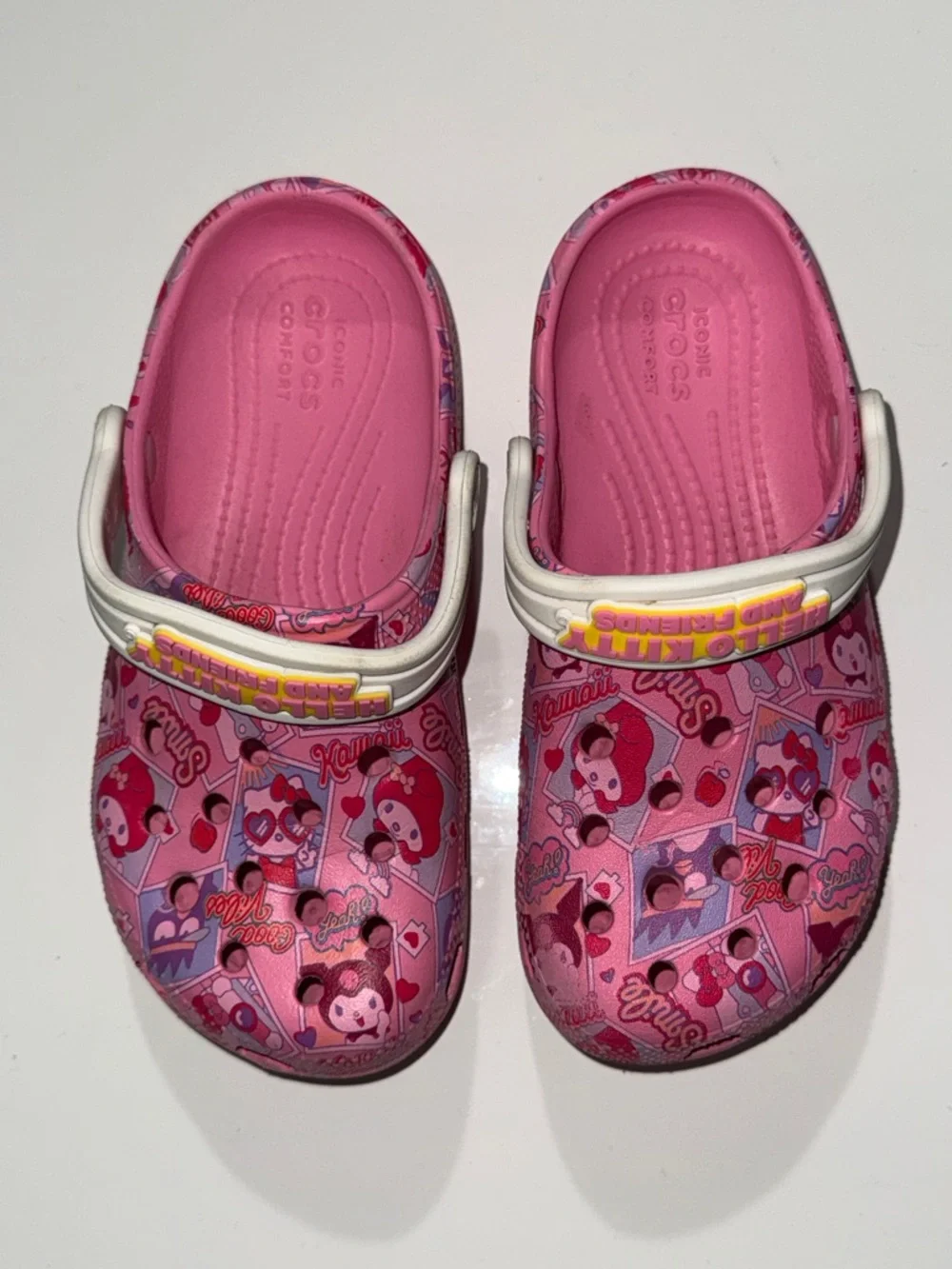 CROCS footbed kitty kid