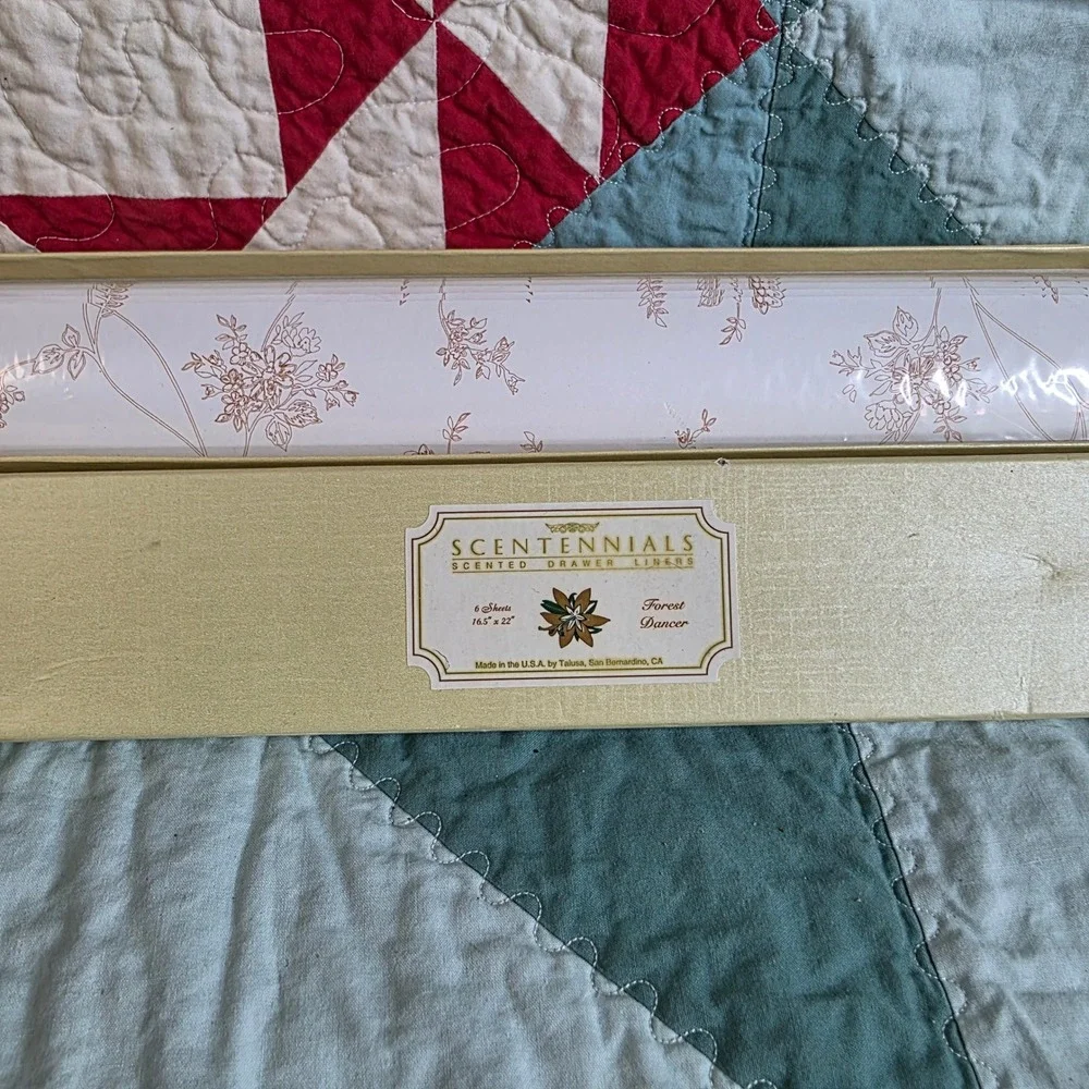 Scentennials Forest Dancer Scented Drawer Liners Floral 6 Sheets 16.5x22 USA