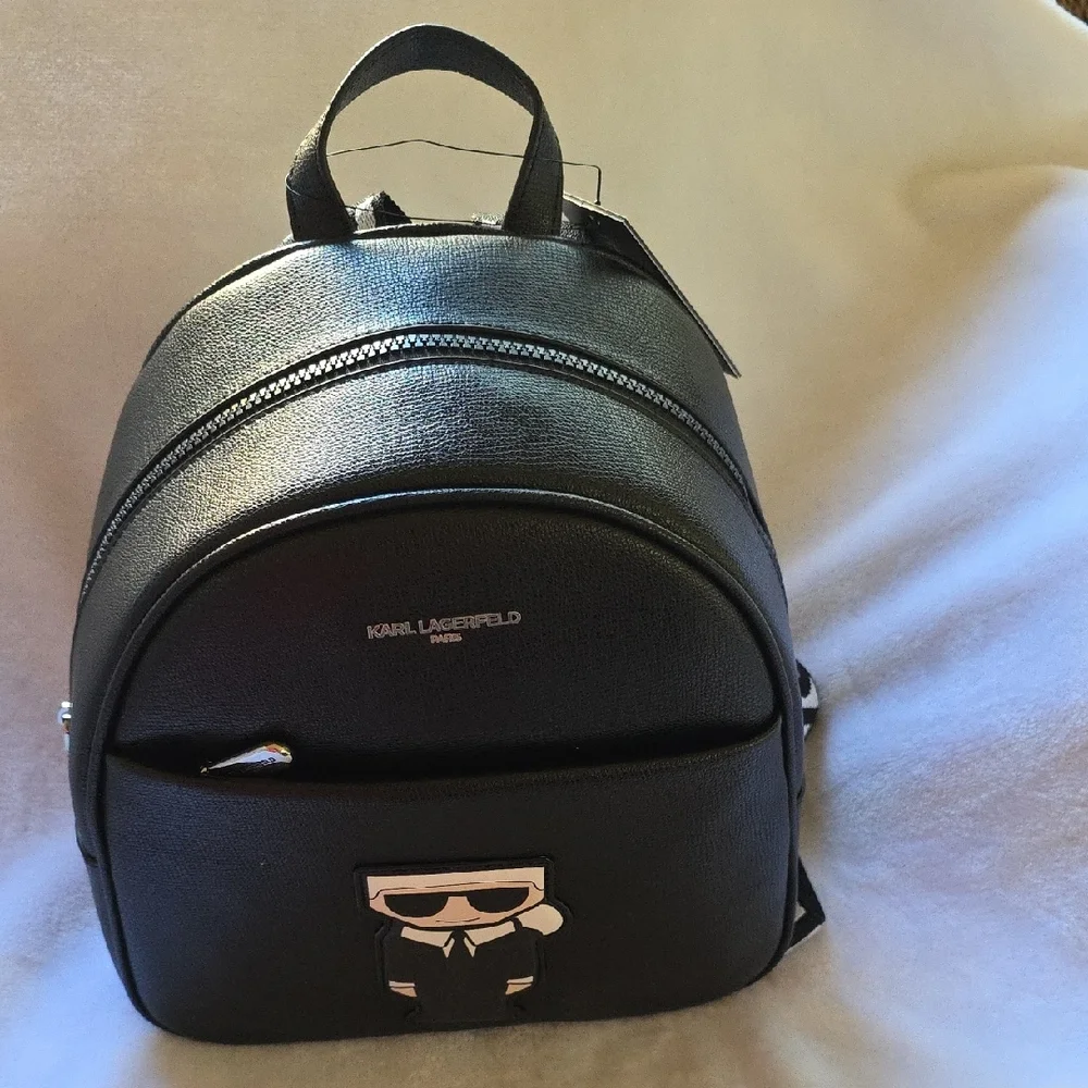 Karl Lagerfeld Black‎ Backpack