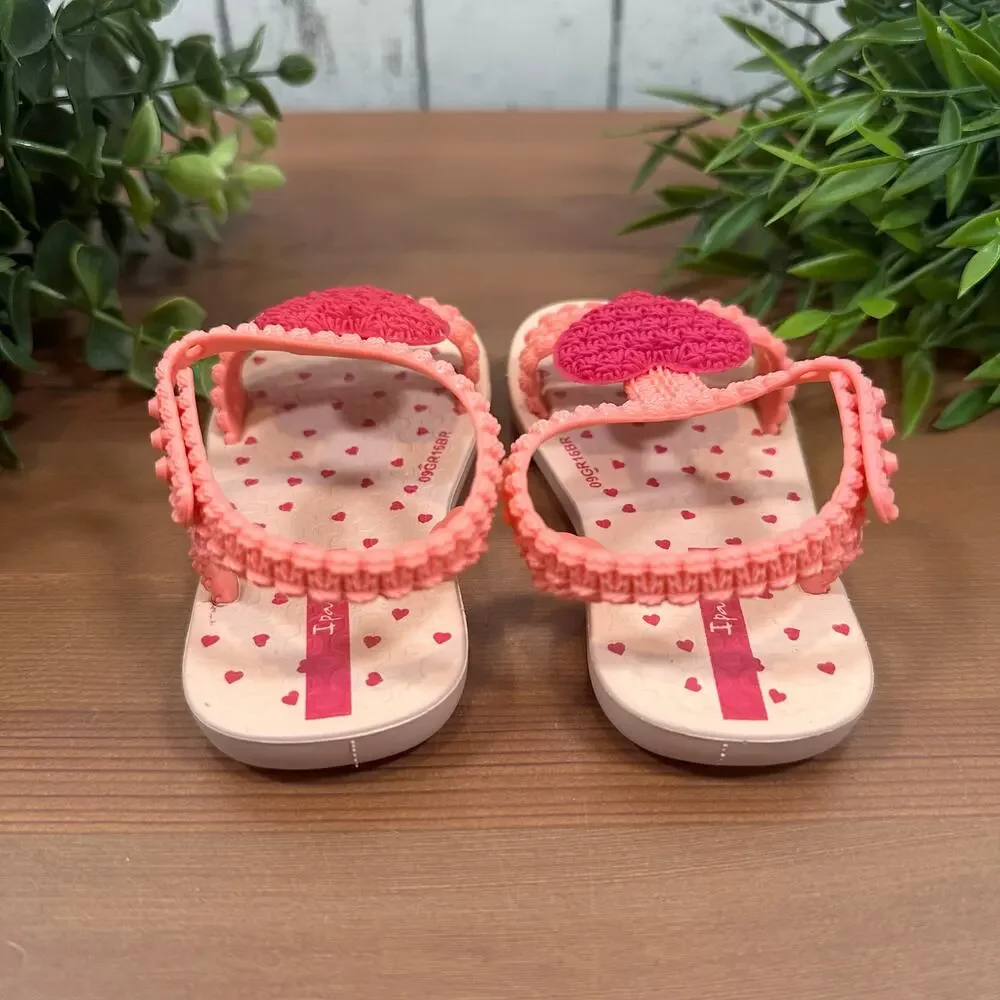 Ipanema‎ My First Heart Sandals Baby Girl Size 5