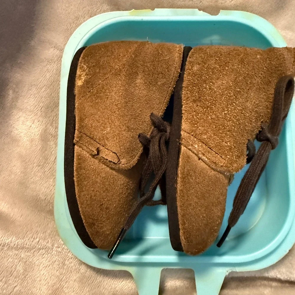 Vintage Wee Kids Suede Baby Trainers Size 3 – With‎ Original Box 1970s NOS