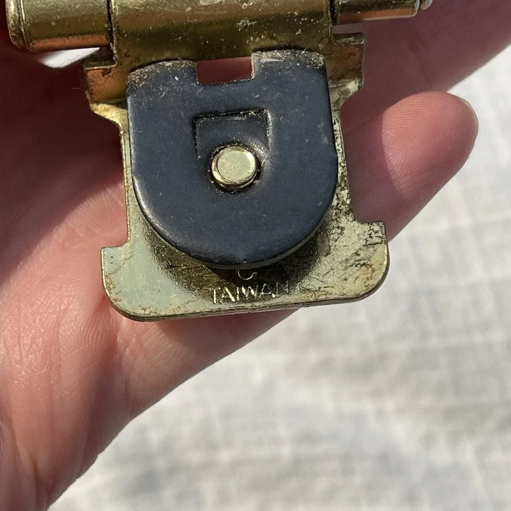 Vintage Style Amerock Double Demountable Cabinet Hinge 3/8