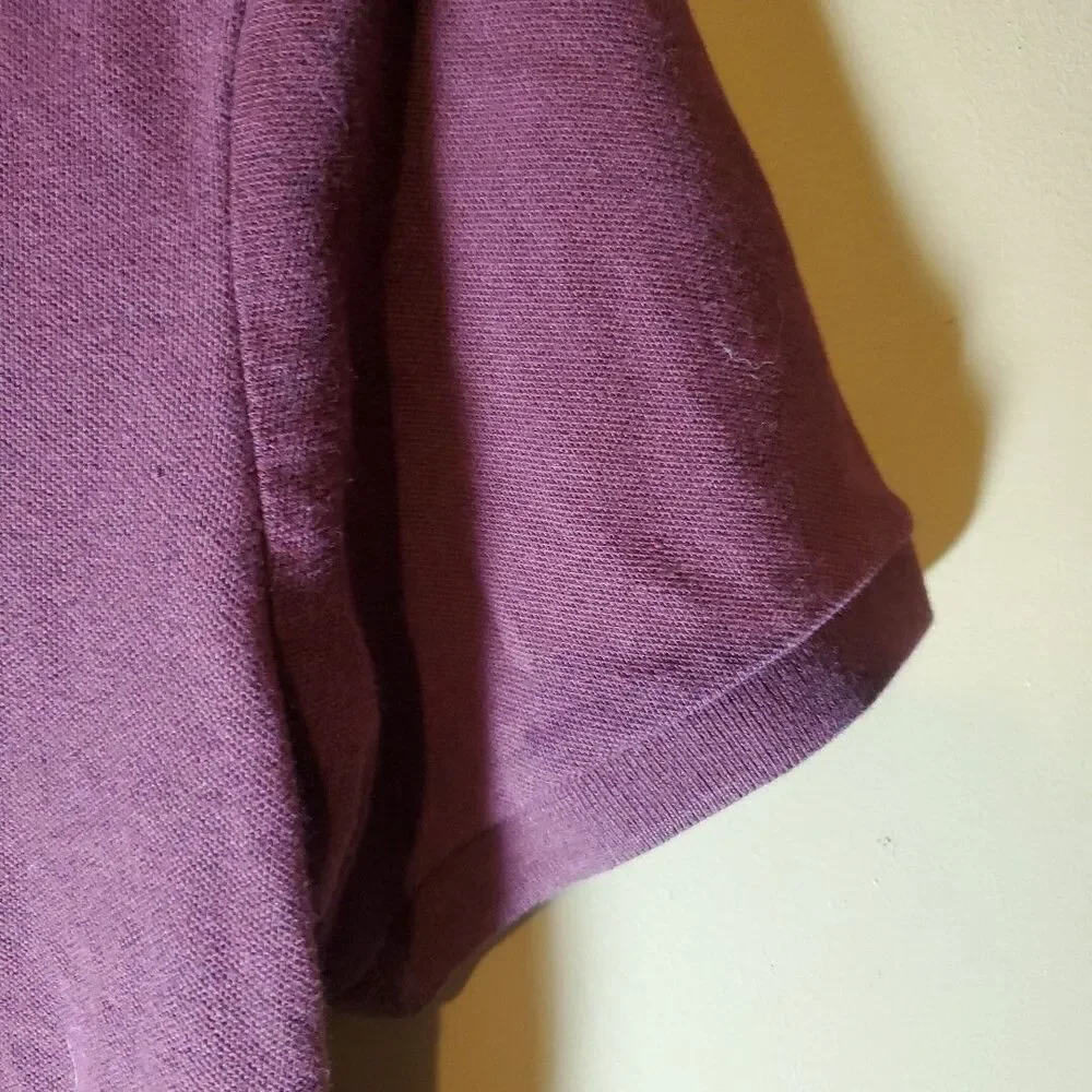 Old Navy Size‎ S 6-7 Polo Shirt Boys Burgundy Built-In Flex Pique School Uniform