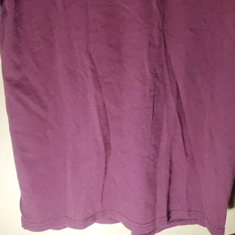 Old Navy Size‎ S 6-7 Polo Shirt Boys Burgundy Built-In Flex Pique School Uniform