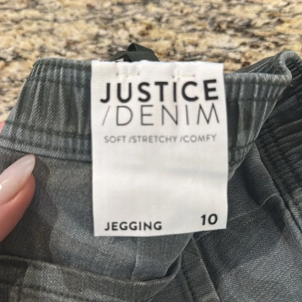 Justice jean distressed comfortable