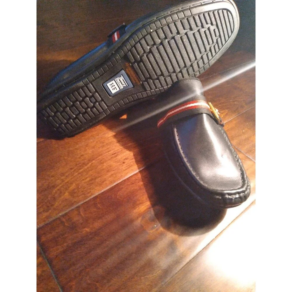 Henry Ferrera Mens Slip On Leather Loafers Casual‎ Outings Lightweight Size 12