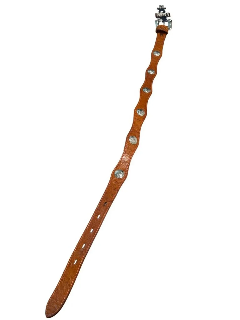 Girls Boho Brown Western Belt Size Medium Faded Glory