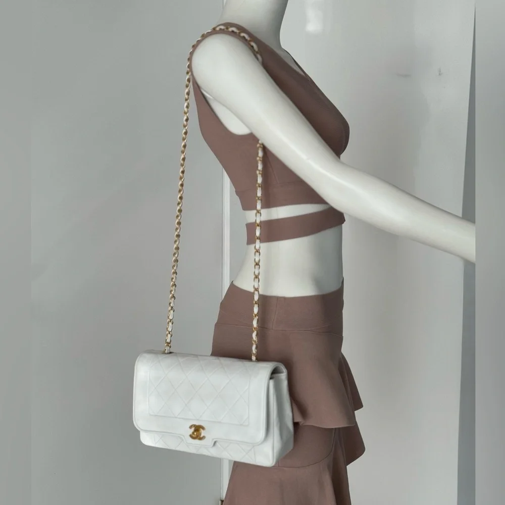 CHANEL vintage white