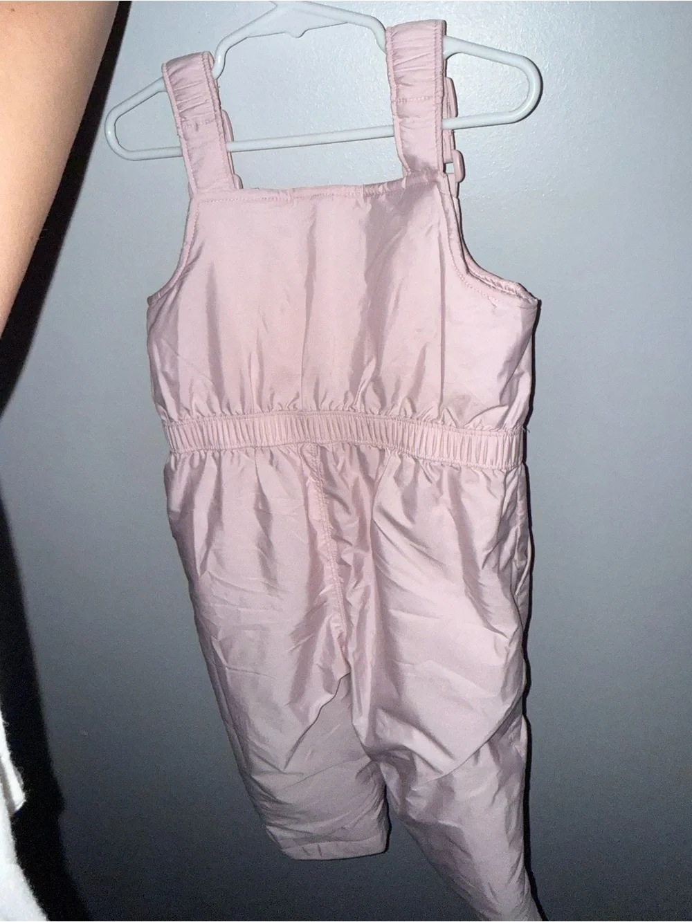 Old Navy Light Pink Kids Snow Bib Overalls