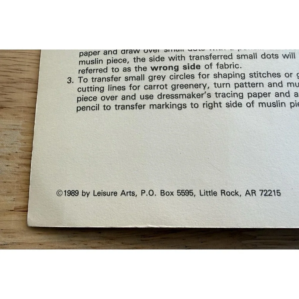 Leisure Arts vintage 1989