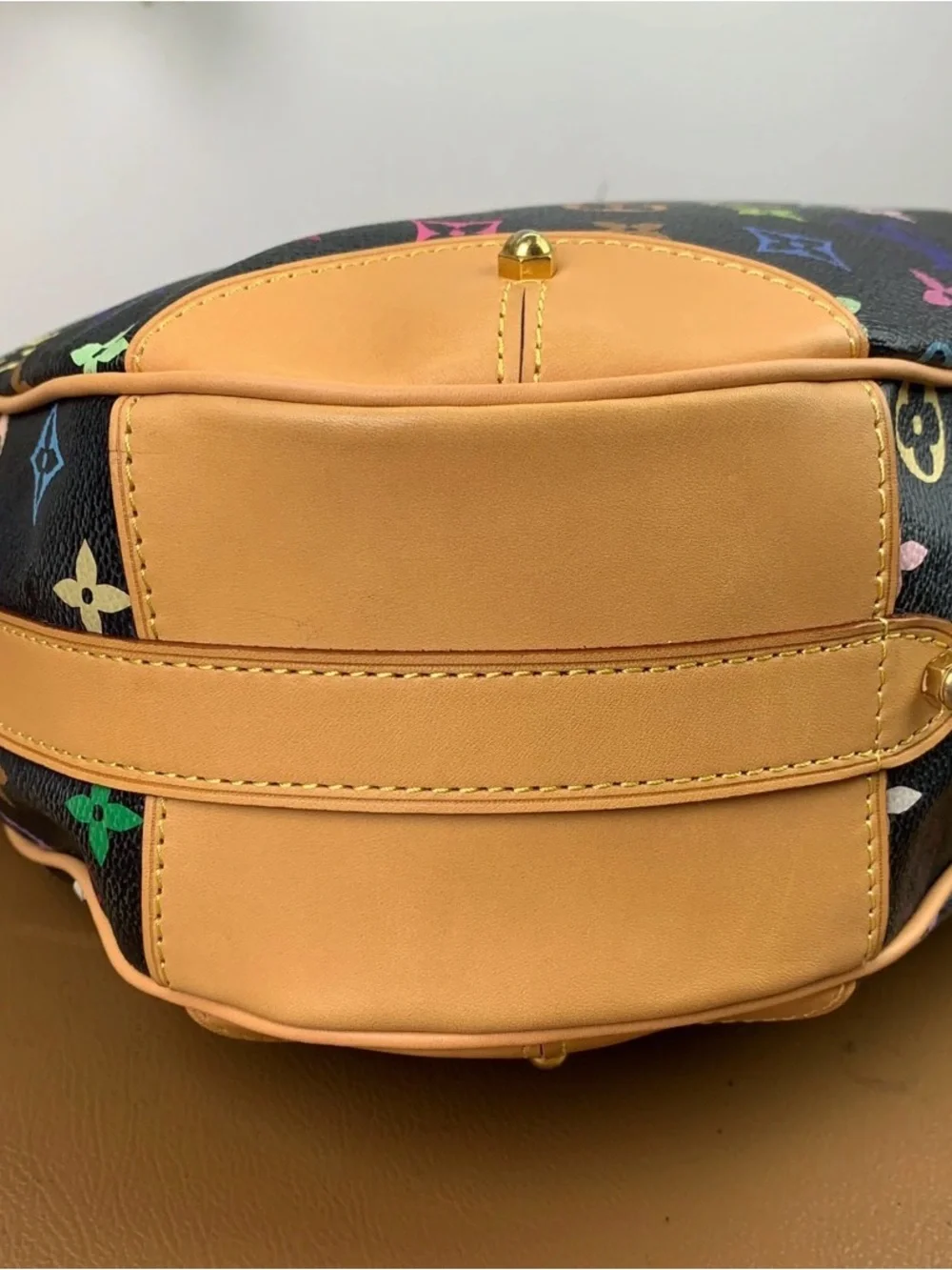 Auth Louis Vuitton Monogram Multicolor Greta Shoulder Bag Excellent Condition