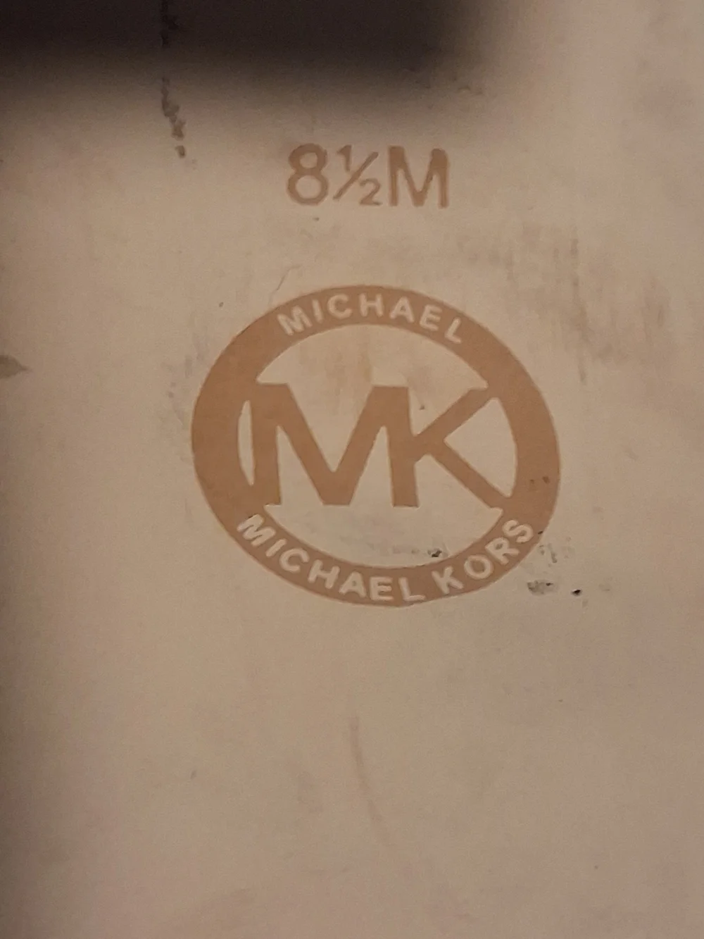 Michael Kors black leather