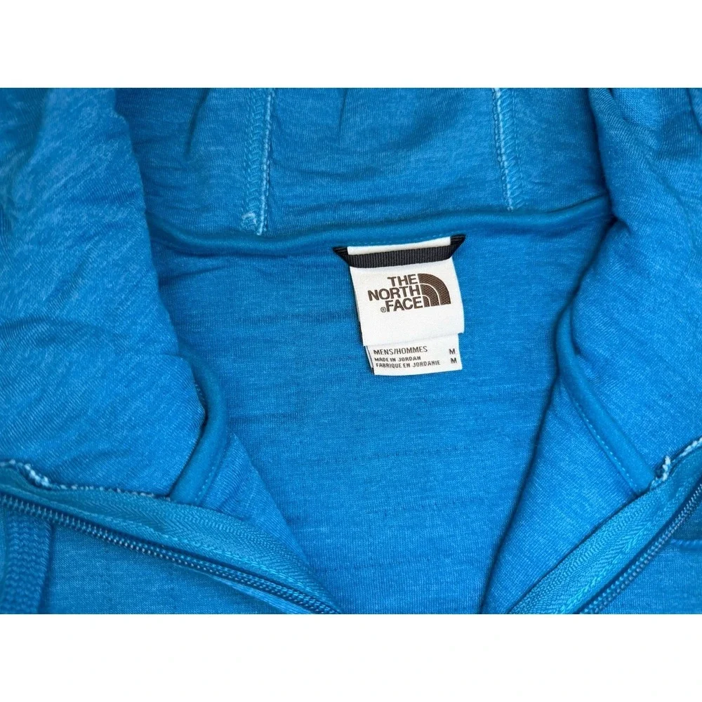 The North Face Peak Quilted Full Zip Hoodie Banff Blue NF0A7QA1HRN‎ Men's Size M