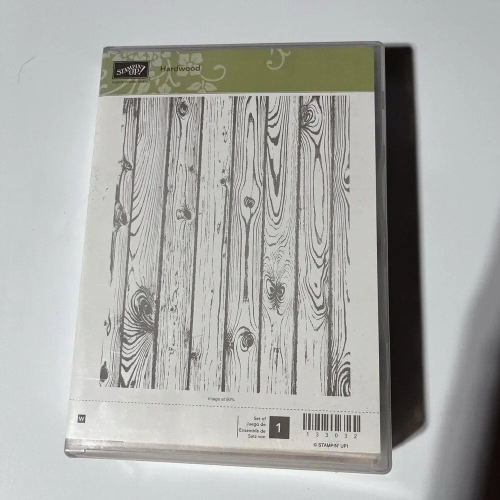 Stampin' Up! Hardwood Cling Rubber Stamp Background Textures 133035