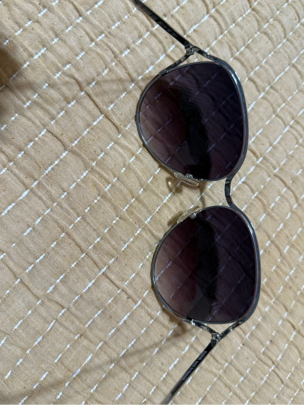 Balmain Clear Frame Sunglasses with Dark Smoke Lenses