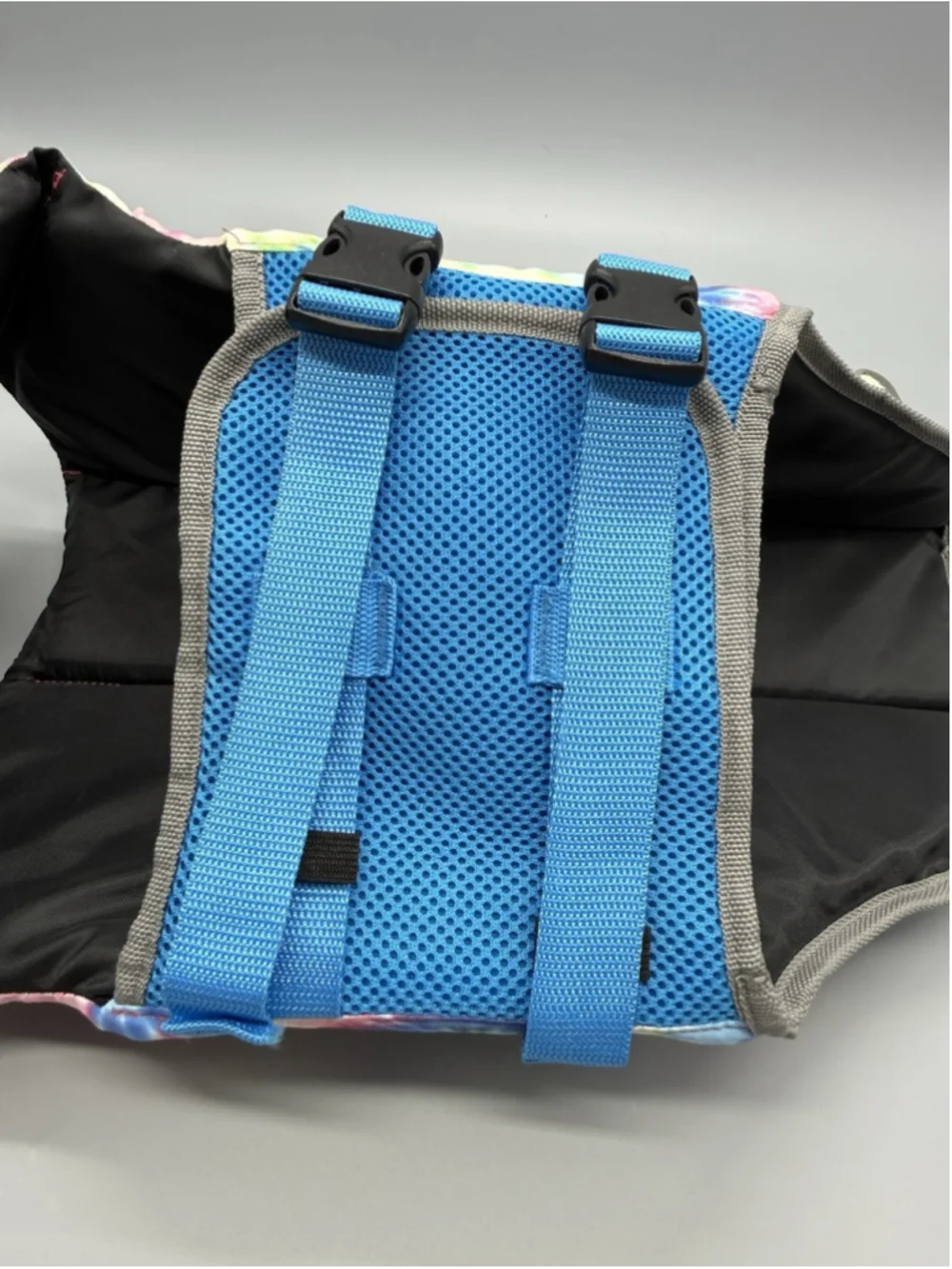 Canada Pooch Wave Rider Life Vest For Dogs Pink & Blue Tie Dye Size Large