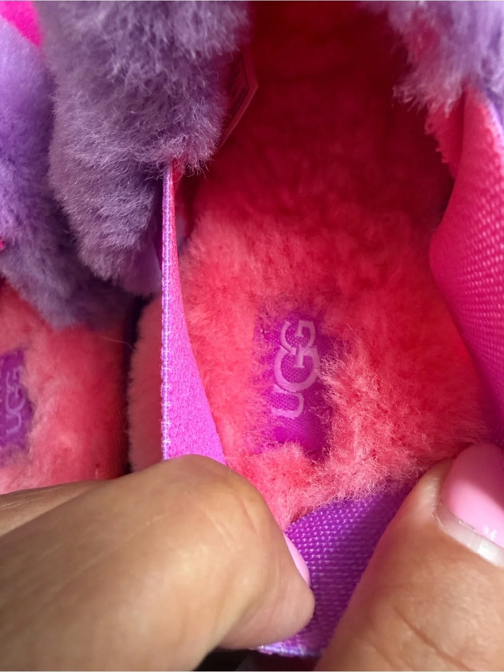 UGG plush fuzzy