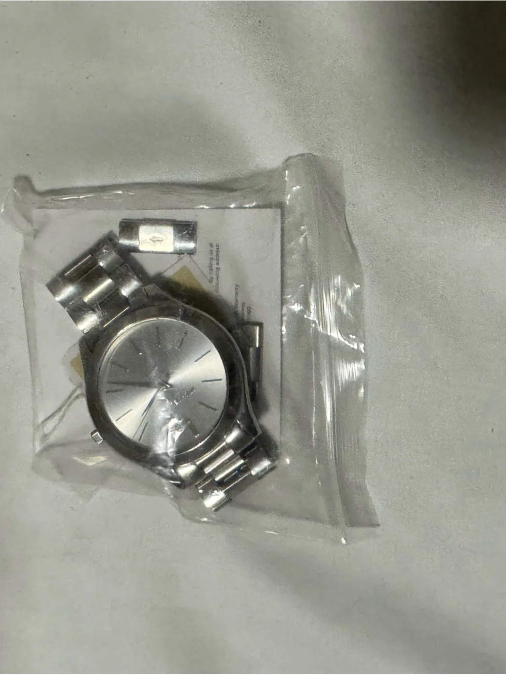 Michael Kors Men's Silver-Tone Stainless Steel Bracelet Watch