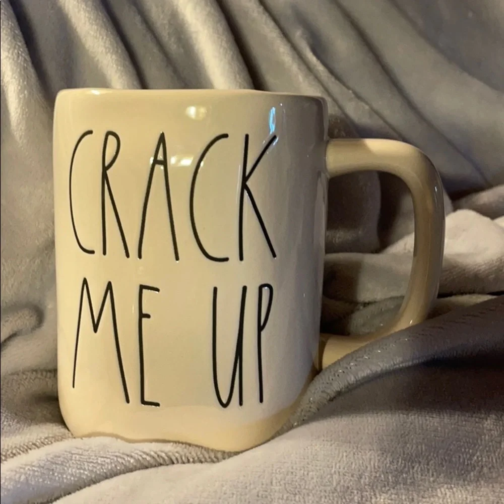 Rae Dunn “Crack Me Up” Ceramic Mug