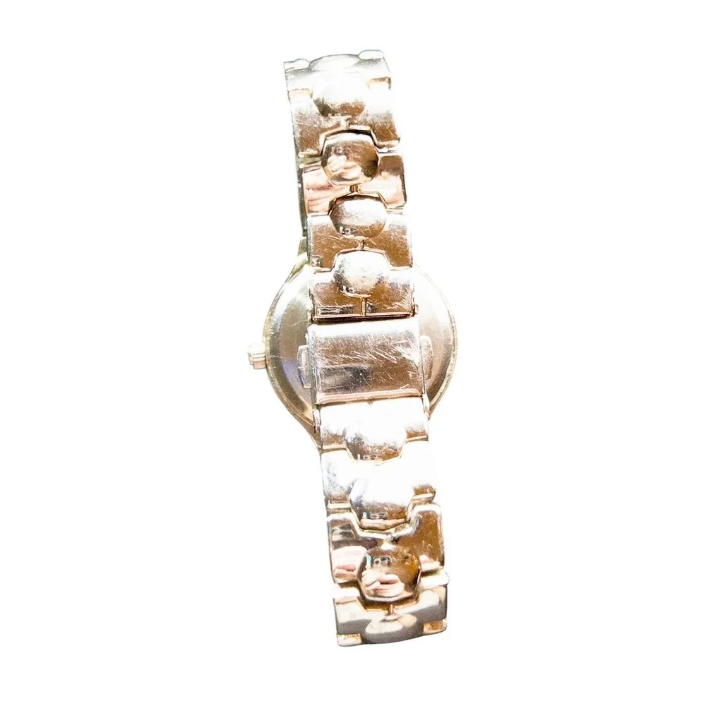 Gruen Precision‎ Genuine Diamond Womens 27MM Watch Black & Steel