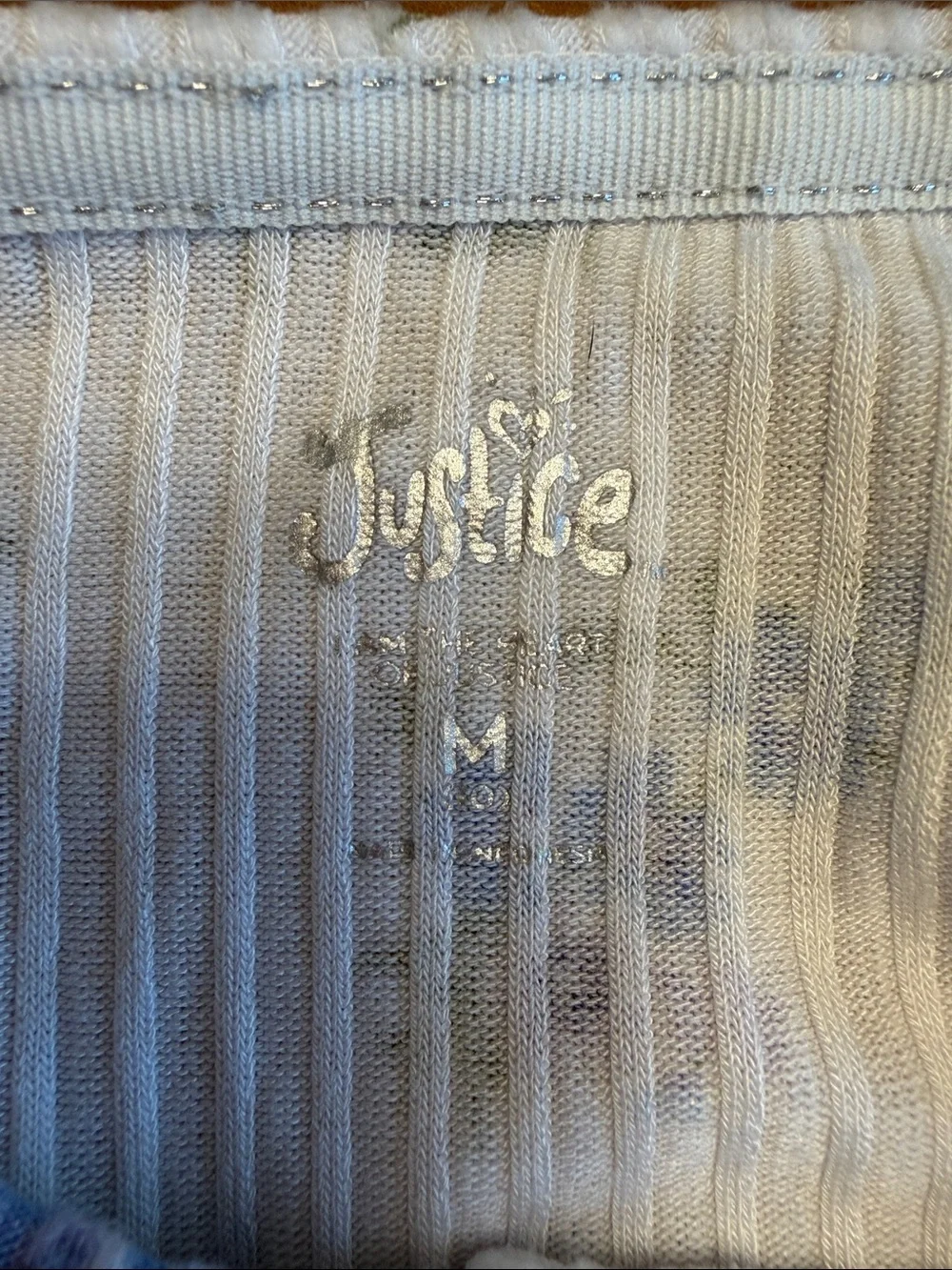 Justice soft ribbed