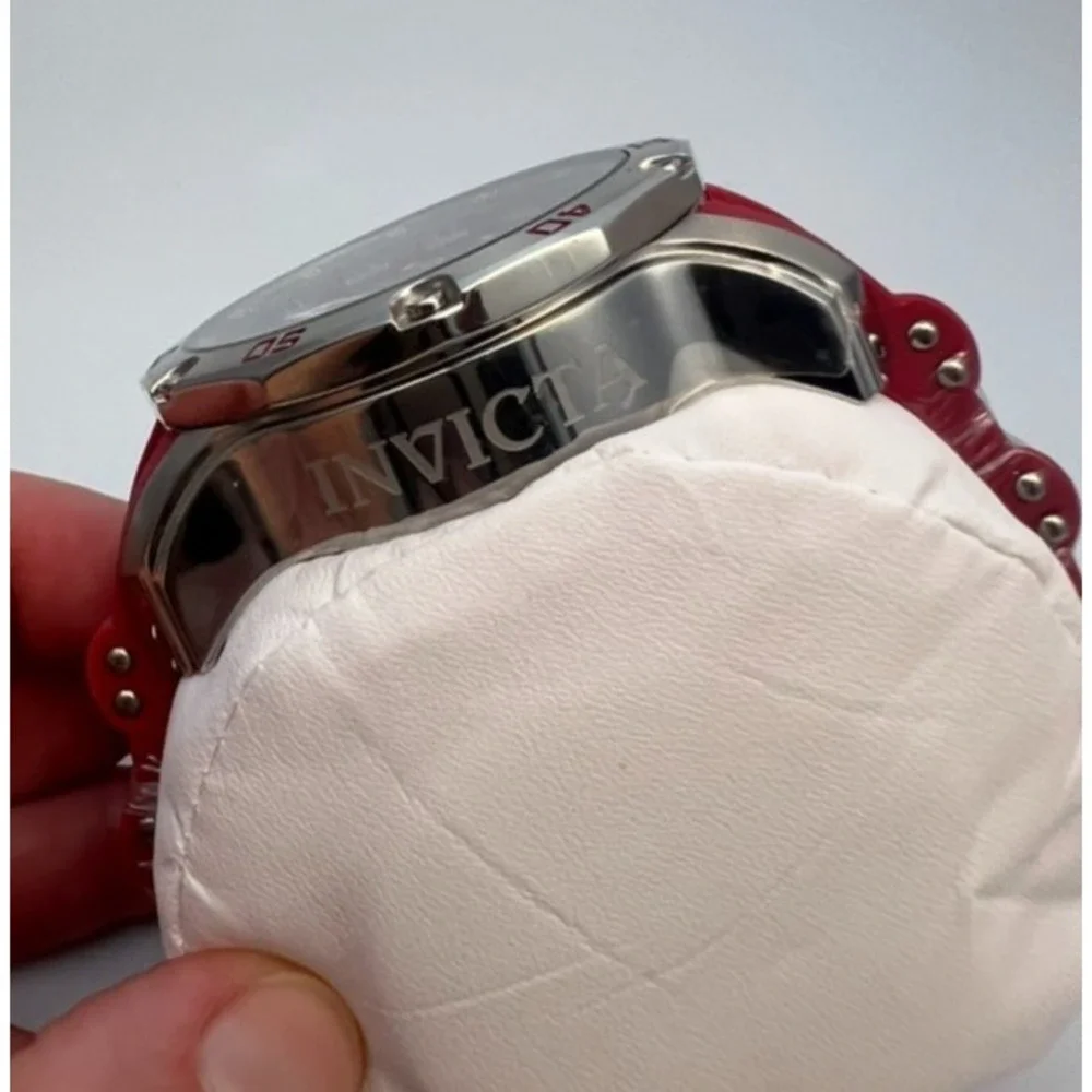 #W036 Invicta NFL Arizona Cardinals 32008 Automatic Men's Watch Red