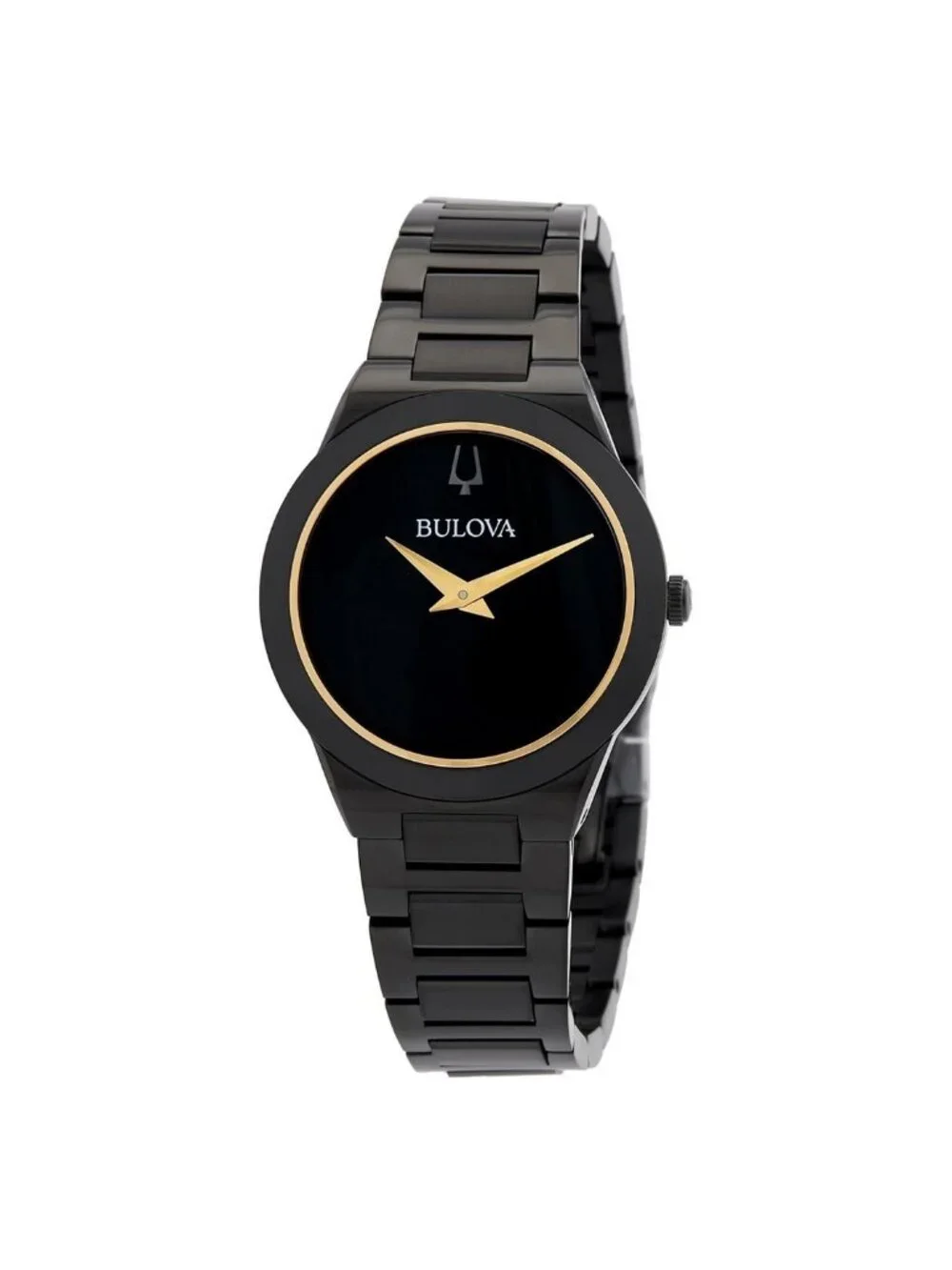 NWT Bulova Millennia Quartz Black Dial Ladies Watch