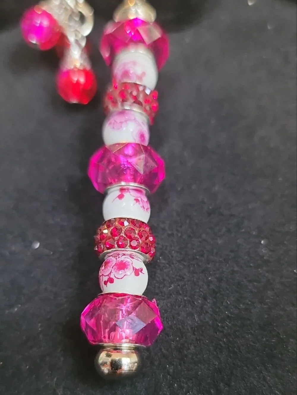 N/A cute rhinestone white