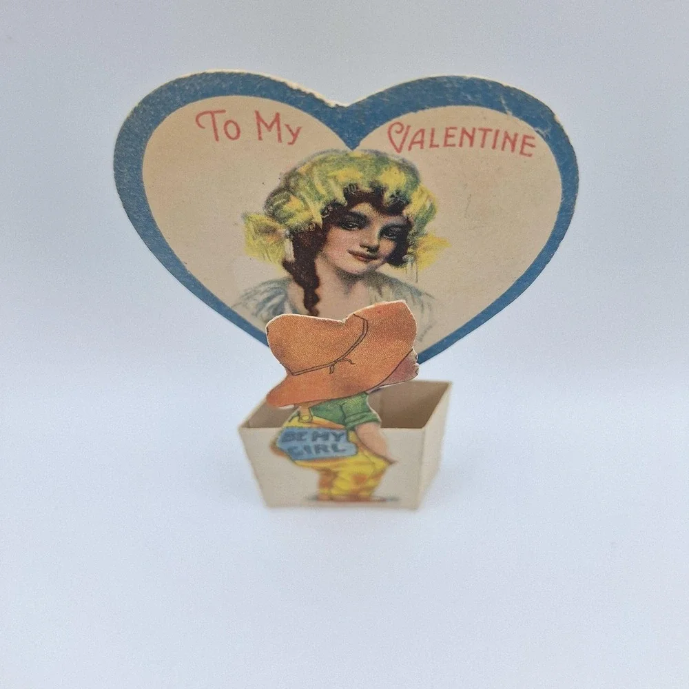 Valentines Day Card Cowboy sweep your