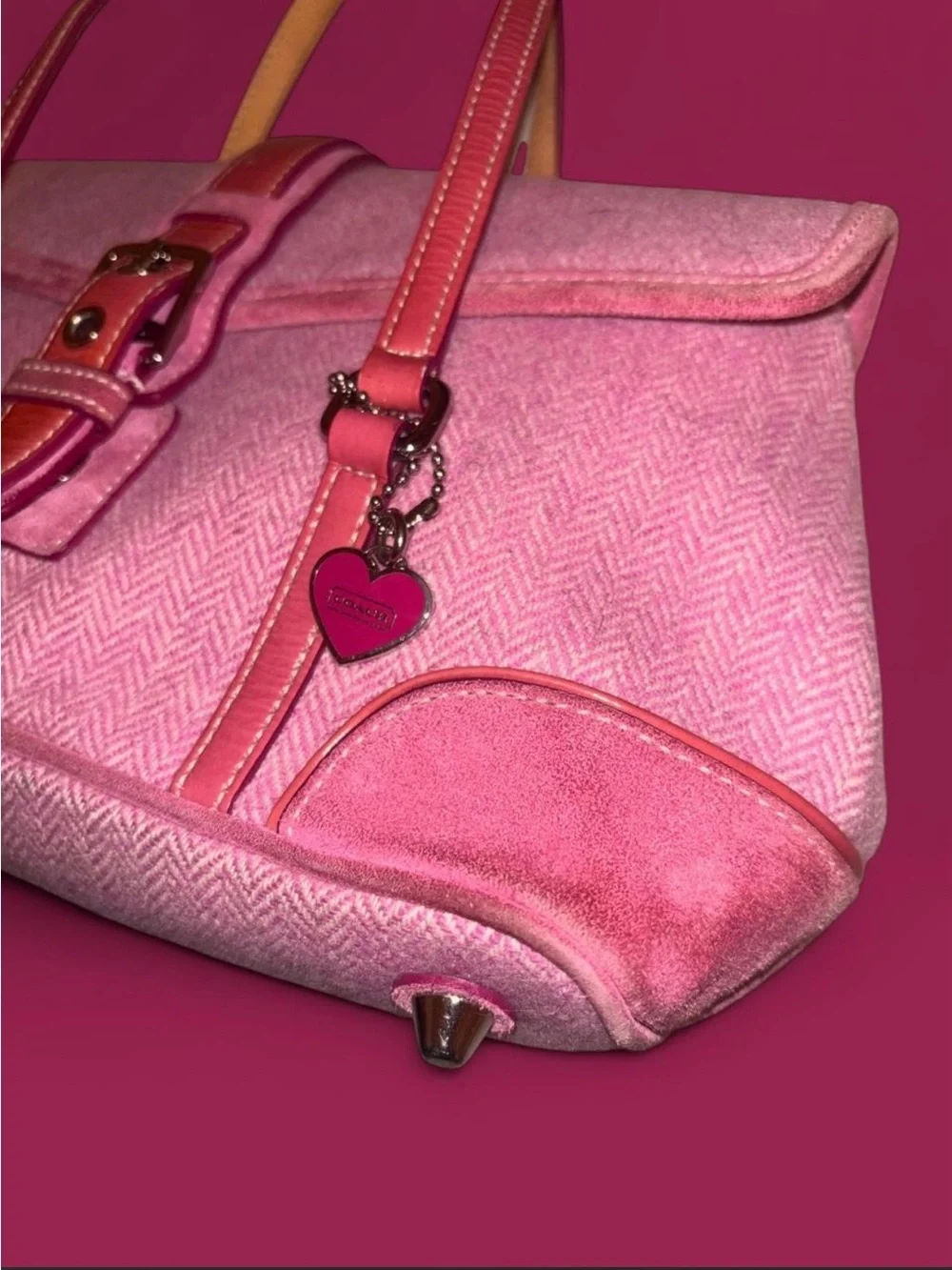 Coach authentic pink