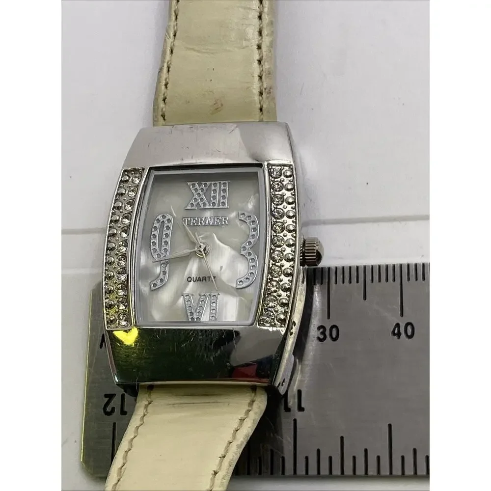Vintage Terner Womens Rhinestone Watch New Battery