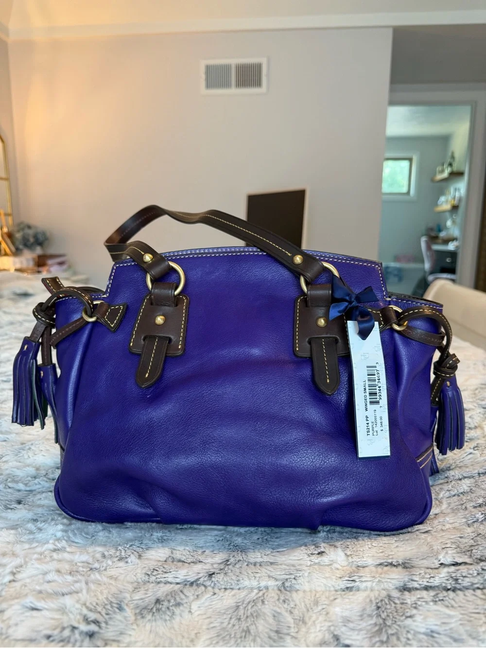 Dooney & Bourke vibrant purple