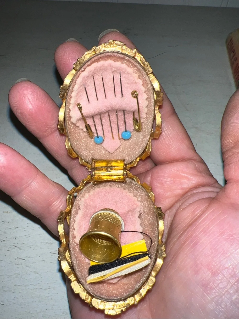 MCM Mosell Faberge egg sewing kit